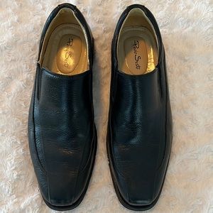 Paolo Sesto Mens Black Loafer Shoe.  Size 10 1/2. Like new.